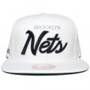 Mitchell & Ness Snapback Cap Brooklyn Nets / White