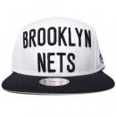 Mitchell & Ness Snapback Cap Brooklyn Nets Eastern Conference / White x Black