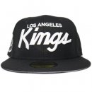 New Era 59Fifty Fitted Cap Los Angeles Kings The Silver Season 25th Anniversary / Black