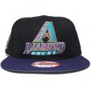New Era 9Fifty Snapback Cap Arizona Diamondbacks 1998 Inaugural Season / Black x Purple