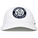 Newhattan 6 Panel Baseball Cap Brooklyn New York / White