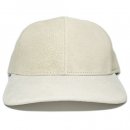 Emstate Suede Leather 6 Panel Cap / Off White