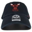 47 Clean Up 6 Panel Cap Chicago Bulls / Black