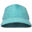 DS Line Faux Suede Strapback Cap / Turquoise