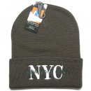 Newhattan Beanie Cap NYC / Olive