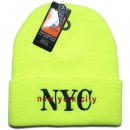 Newhattan Beanie Cap NYC / Neon
