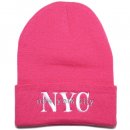 Newhattan Beanie Cap NYC / Hot Pink