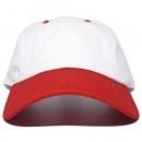 Newhattan 6 Panel Cap / White x Red