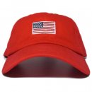 Newhattan 6 Panel Cap Flag 2 / Red