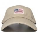 Newhattan 6 Panel Cap Flag 2 / Khaki