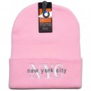 Newhattan Beanie Cap NYC / Light Pink