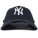 New Era 9Twenty 6 Panel Cap New York Yankees American League Side Patch / Navy