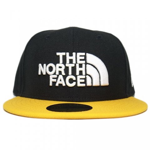 The North Face x New Era 59Fifty Fitted Cap “Logo” / Black x Yellow - 名古屋  Blow Import HIPHOP WEAR SHOP
