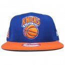 New Era 9Fifty Snapback Cap New York Knicks Flag Patch / Blue x Orange