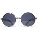 Round Sunglass J2433 / Silver x Black