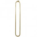 14K Coating Silver 925 Miami Cuban Chain Necklace No.205 / Gold
