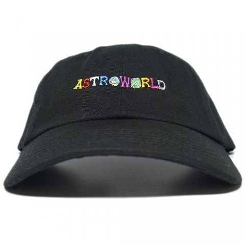 Travis Scott Astroworld Merch Logo 6Panel Cap / Black - 名古屋 Blow Import  HIPHOP WEAR SHOP