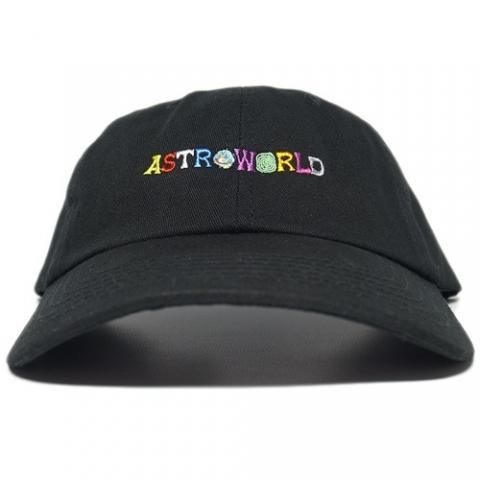 Travis Scott Astroworld Merch Logo 6Panel Cap / Black - 名古屋 Blow Import  HIPHOP WEAR SHOP