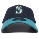 New Era 9Forty Velcroback 6 Panel Cap Seattle Mariners / Navy x Teal