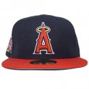 New Era 59Fifty Fitted Cap Anaheim Angels 50th Anniversary / Navy x Red