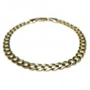 10K Yellow Gold Cuban Chain Bracelet No.19