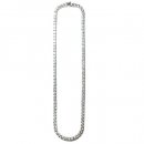Silver 925 Zirconia Chain Necklace No.221 / Silver