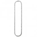 Silver 925 Zirconia Chain Necklace No.222 / Silver