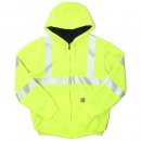 Carhartt High-Visibility Class 3 Thermal Lined Zip Up Hoodie / Brite Lime