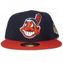 New Era 59Fifty Fitted Cap Cleveland Indians 1997 World Series / Navy x Red