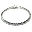 Silver 925 Tennis Chain Bracelet No.46 / Silver