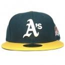 New Era 59Fifty Fitted Cap Oakland Athletics 1989 World Series / Green x Yellow