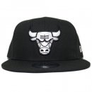 New Era 9Fifty Snapback Cap “Chicago Bulls” / Black x White