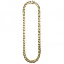 14K Coating Silver 925 Miami Cuban Chain Necklace No.229 / Gold