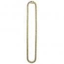 14K Coating Silver 925 Miami Cuban Chain Necklace No.230 / Gold