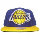 Mitchell & Ness Snapback Cap Los Angeles Lakers / Purple x Yellow