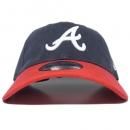 New Era 9Twenty 6Panel Cap Atlanta Braves / Navy x Red