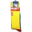 Polo Ralph Lauren Polo Sport Colorblock Flag Logo Socks / Yellow Multi