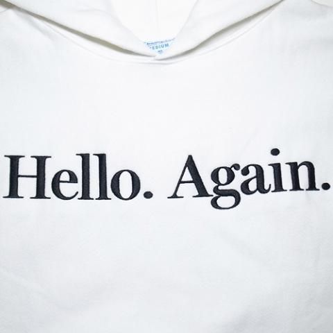 MoMA x Champion Reverse Weave Pullover Hoodie “Hello.Again ...