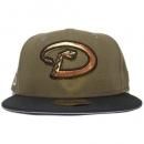 New Era 59Fifty Fitted Cap Arizona Diamondbacks 1998 Inaugural Season / Olive x Black