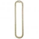 14K Coating Silver 925 Miami Cuban Chain Necklace No.245 / Gold