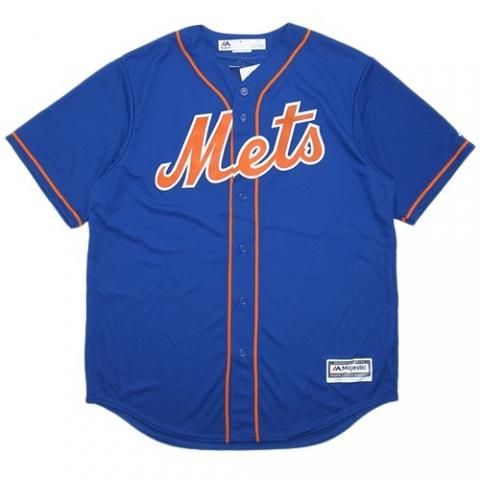 美品 MLB ブルージェイズ ユニフォーム メッシュ 青 刺繍 majestic Majestic Cool Base Baseball Jersey “New York Mets” / Blue
