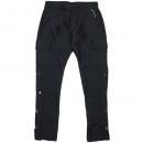 mnml Snap Zipper Cargo Pants / Black