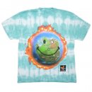 Travis Scott x Fortnite Astronomical Tour Merch World Tie Dye T-shirts / Blue x White