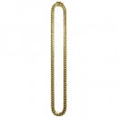 14K Coating Silver 925 Miami Cuban Chain Necklace No.262 / Gold