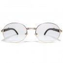 Round Sunglass GY7007 / Gold x Clear x Brown
