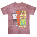 Travis Scott x McDonald's Merch Jack Smile T-shirts / Berry