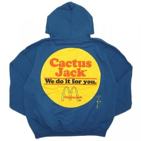 Travis Scott x McDonald's Merch Cactus Jack Sticker Pullover Travis Scott x McDonald's Merch Cactus Jack Sticker Pullover
