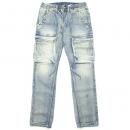 mnml V216 Cargo Denim Pants / Vintage Blue