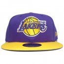 New Era 9Fifty Snapback Cap Los Angeles Lakers / Purple x Yellow
