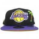 New Era 9Fifty Original Fit Snapback Cap Los Angeles Lakers Multi Patch / Black x Purple